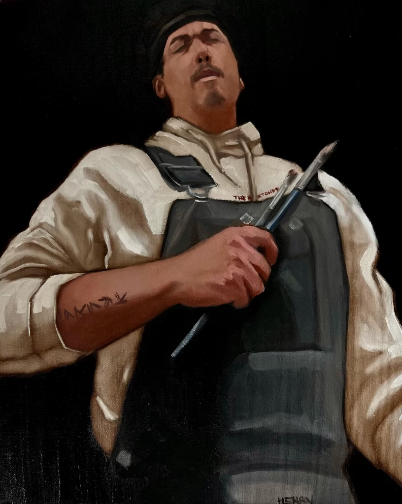 Portrait of the artist, Henry Perez